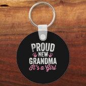 Proud New Grandma It's A Girl Mother Soon To Be Mo Schlüsselanhänger (Vorderseite)