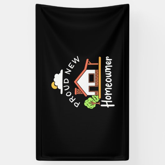 Proud New Homeeigner Banner (Vertikal)