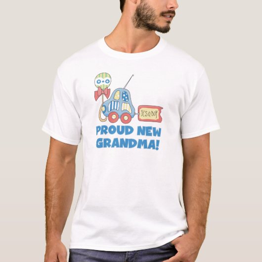 Proud New Oma-It ist ein Boy Tshirts and Gifts (Vorderseite)
