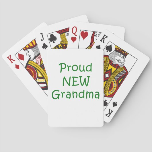 Proud New Oma Spielkarten (Rückseite)