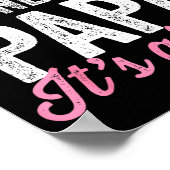 Proud New Papa It's A Girl Father Soon To Be Dad  Poster (Ecke)