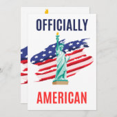 Proud New U.S. Citizen Card – Patriotic Gift Dankeskarte (Vorne/Hinten)