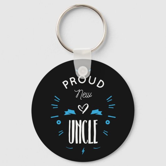 Proud new uncle schlüsselanhänger (Vorderseite)