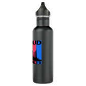 Proud New Yorker - New York Lover Edelstahlflasche (Rechts)