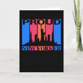 Proud New Yorker - New York Lover Karte (Vorderseite)