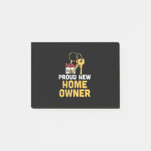 Proud New Zuhause Owner Post-it Klebezettel