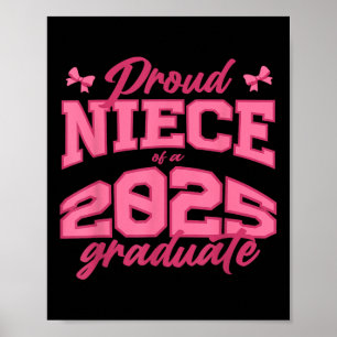 Proud-Nichte eines 2025 Graduate Cl von 2025 Coque Poster