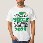Proud NIECE einer Klasse von 2023 Graduate Fun Scr T-Shirt (Vorderseite)