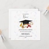 Proud Niece Graduation Personalized Karte (Vorderseite/Rückseite Beispiel)
