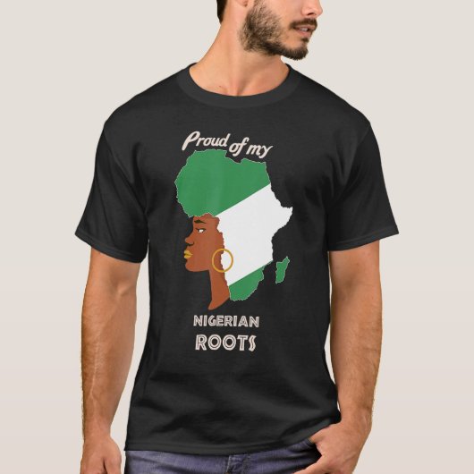 Proud Nigerian Roots Black History Month Women's T-Shirt (Vorderseite)