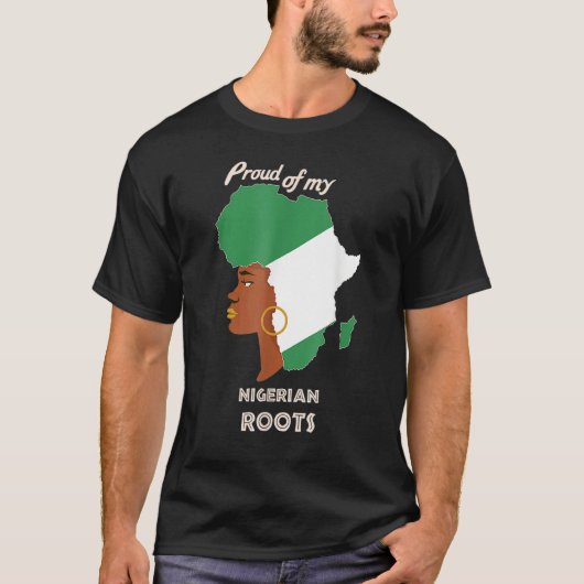 Proud Nigerian Roots Black History Month Women's T-Shirt (Vorderseite)
