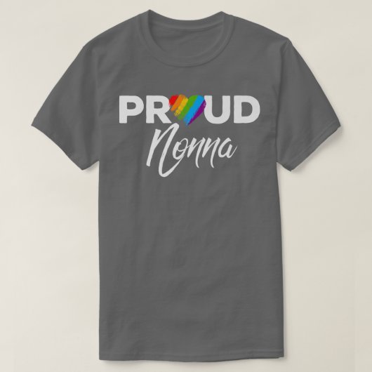 Proud Nonna Gay Pride Month LGBTQ  T-Shirt (Design vorne)