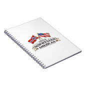 Proud Norwegian American Notebook Notizblock (Rechte Seite)
