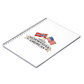 Proud Norwegian American Notebook Notizblock (Linke Seite)