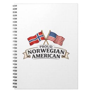 Proud Norwegian American Notebook Notizblock