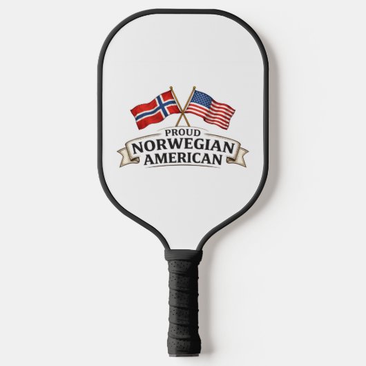 Proud Norwegian American Pickleball Paddle (Vorderseite)