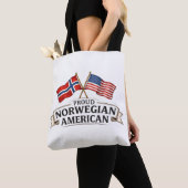 Proud Norwegian American Tote Bag Tasche (Von Nahem)