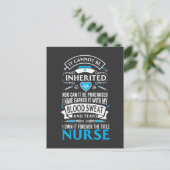 Proud Nurse Abschluss Geschenk RN Hospital Life Postkarte (Stehend Vorderseite)