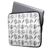 Proud Nurse Icon Pattern Laptop Sleeve (Vorderseite Links)