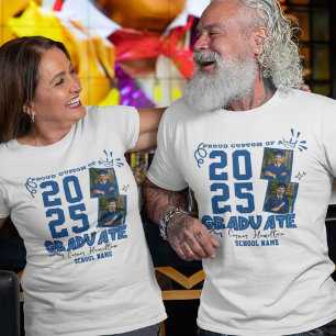 Proud of Custom Foto Abschluss Family Tri-Blend Shirt