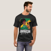 Proud Of My Jamaican Roots Jamaica BHM BLM Pride A T-Shirt (Vorne ganz)