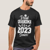 Proud Oma 2023 Senior Abschluss Family Match T-Shirt (Vorderseite)