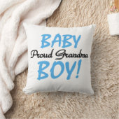 Proud Oma Baby Boy Geschenke Kissen (Decke)