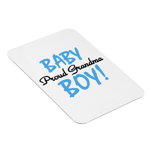 Proud Oma Baby Boy Geschenke Magnet (Rechte Seite)