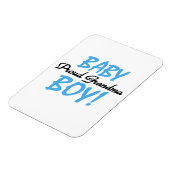 Proud Oma Baby Boy Geschenke Magnet (Linke Seite)