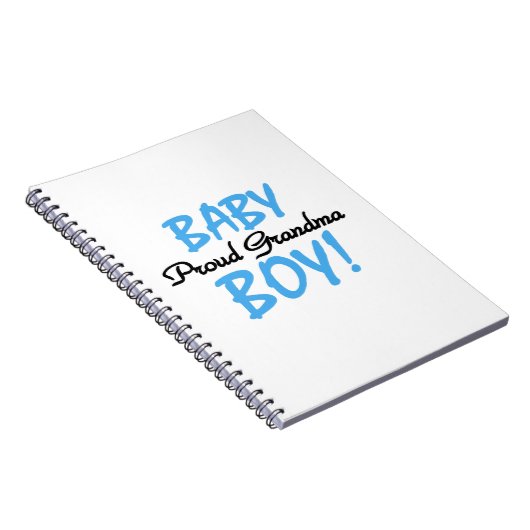 Proud Oma Baby Boy Geschenke Notizblock (Rechte Seite)