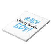 Proud Oma Baby Boy Geschenke Notizblock (Rotiert)