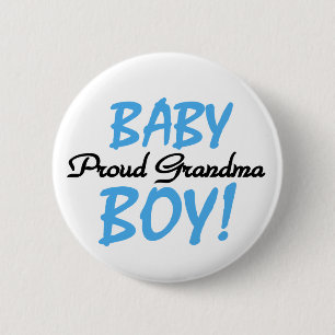 Proud Oma Baby Boy T Shirts und Geschenke Button