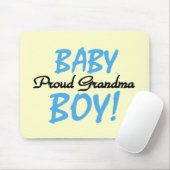 Proud Oma Baby Boy T Shirts und Geschenke Mousepad (Mit Mouse)
