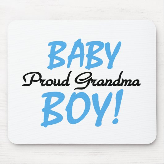Proud Oma Baby Boy T Shirts und Geschenke Mousepad (Vorne)