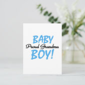 Proud Oma Baby Boy T Shirts und Geschenke Postkarte (Stehend Vorderseite)