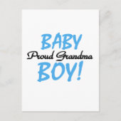 Proud Oma Baby Boy T Shirts und Geschenke Postkarte (Vorderseite)