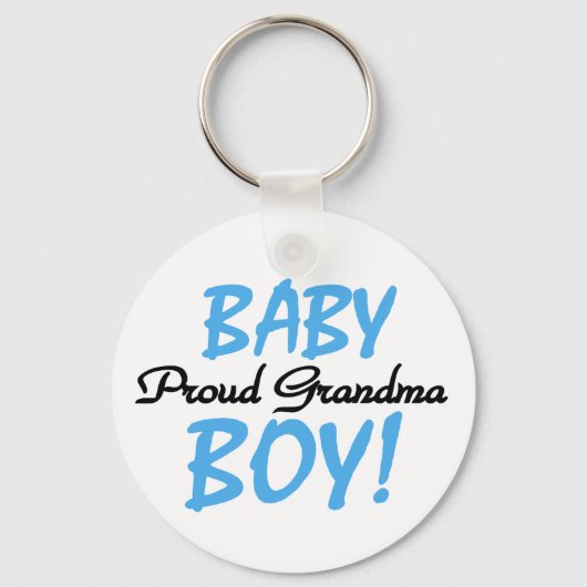 Proud Oma Baby Boy T Shirts und Geschenke Schlüsselanhänger (Vorderseite)