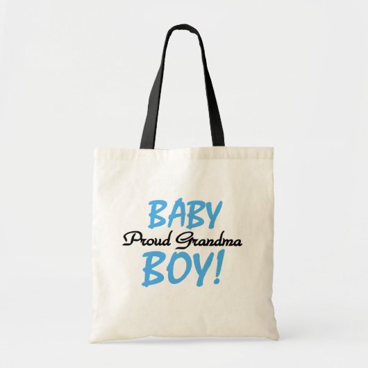 Proud Oma Baby Boy T Shirts und Geschenke Tragetasche (Vorne)