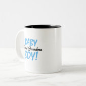 Proud Oma Baby Boy T Shirts und Geschenke Zweifarbige Tasse (Vorderseite Links)