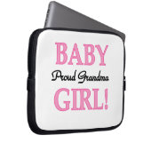 Proud Oma Baby Girl Geschenke Laptopschutzhülle (Vorne Rechts)