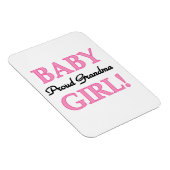 Proud Oma Baby Girl Geschenke Magnet (Rechte Seite)