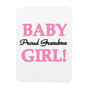 Proud Oma Baby Girl Geschenke Magnet