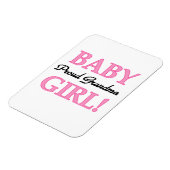 Proud Oma Baby Girl Geschenke Magnet (Linke Seite)