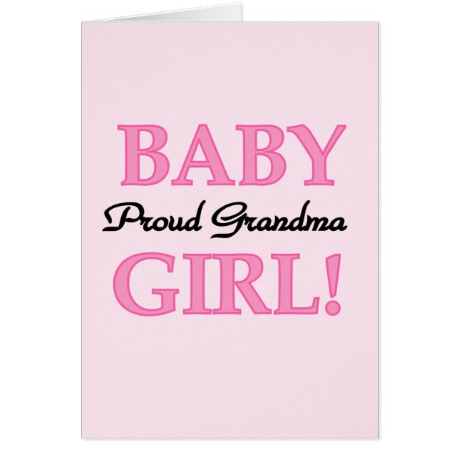 Proud Oma Baby Girl Tshirts und Geschenke (Vorne)