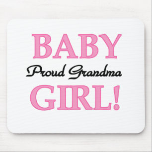 Proud Oma Baby Girl Tshirts und Geschenke Mousepad