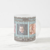 Proud Oma Brown and Aqua 4 Foto Mattglastasse (VorderseiteRechts)