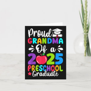 Proud Oma Cl von 2025 Vorschulabschluss Gradua Karte