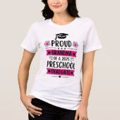 Proud Oma Class of 2025 Preschool Graduate Tri-Blend Shirt (Vorderseite)
