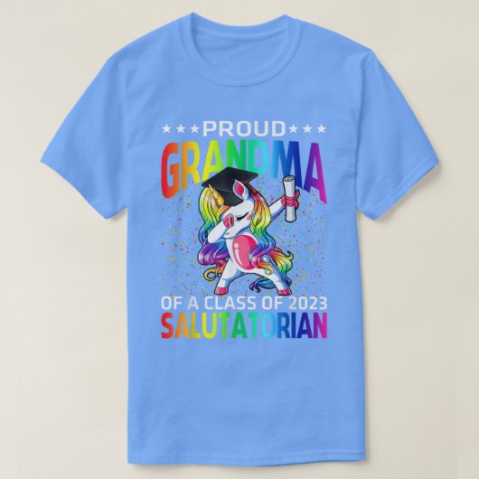 Proud Oma einer Klasse von 2023 Salutatorian Unic T-Shirt (Design vorne)