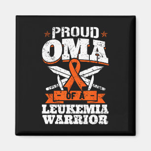 Proud Oma einer Leukämie Warrior Oma Bewusstsein Magnet